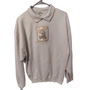 Vintage Desert Heat “Believe in Angels” Embroidered Sweatshirt – Women’s XL